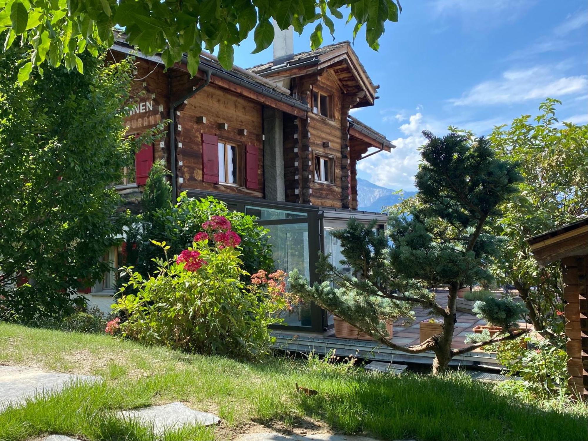 La Demeure Des Elfes Bed & Breakfast Albinen Eksteriør bilde